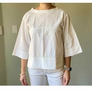 8 Seconds ( Korean Brand) White Tie Back Shirt